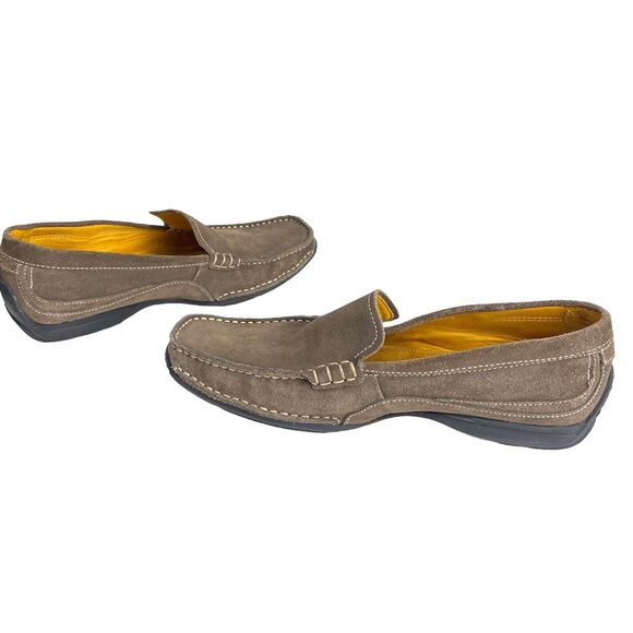 Bacco Bucci Brown Leather Driving Loafers Crespo Moccasins Shoe Mens Sz 10 M - Picture 10 of 14